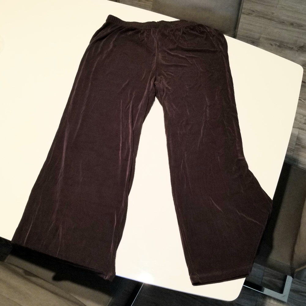 Shimmery Brown Dress Pants 2X
